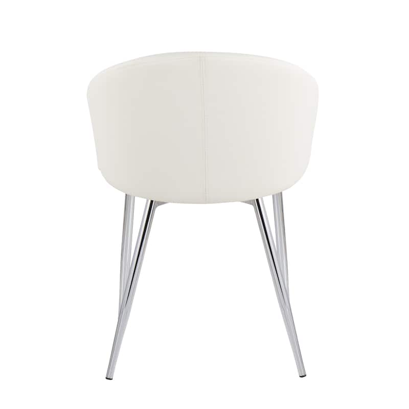 Silver Orchid Battista Silver Upholstered Chair