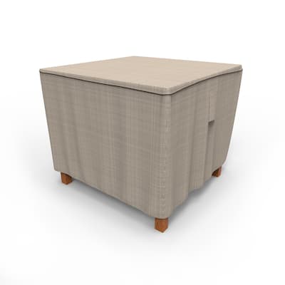 Budge StormBlock™ Mojave Black Ivory Square Patio Table Cover Multiple Sizes