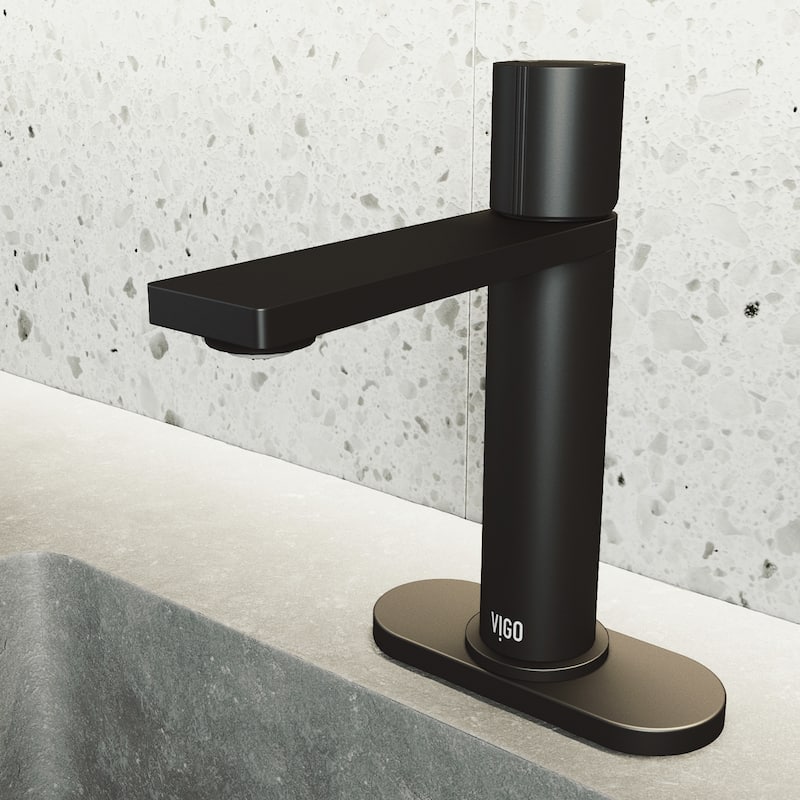 VIGO Halsey 8" H Single Handle Single Hole Bathroom Faucet