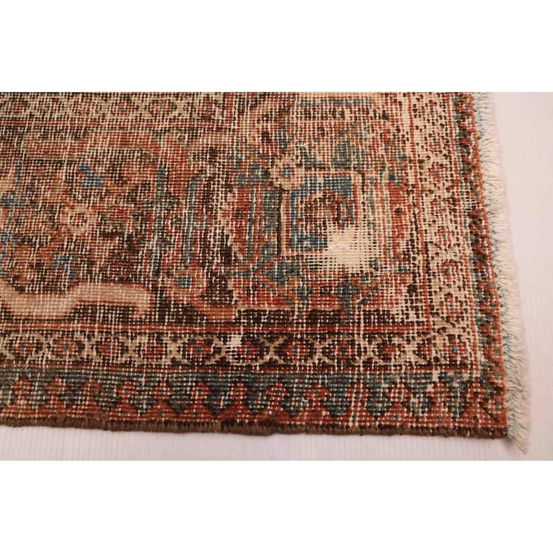 ECARPETGALLERY Hand-knotted Antalya Vintage Copper Wool Rug - 7'0 x 10'1