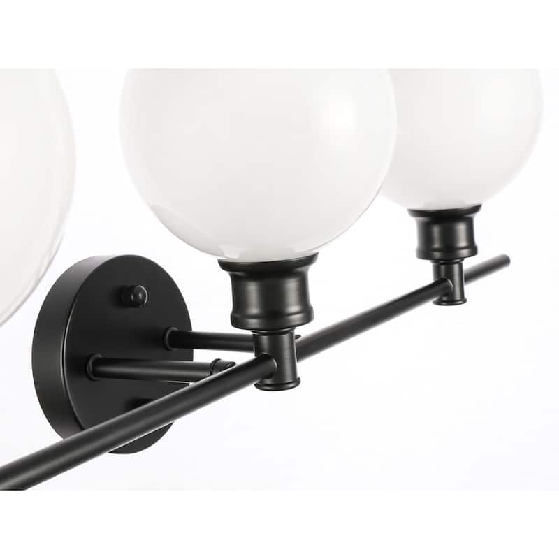 Camille 3-Light Frosted Glass Wall Sconce