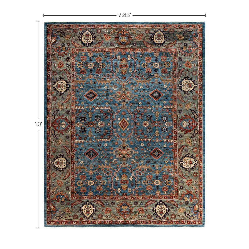 Serapi, One-of-a-Kind Hand-Knotted Area Rug - 7' 10" x 10' 0"
