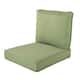 Haven Way Universal Outdoor Deep Seat Lounge Chair Cushion Set - 23x26 - Sage Green