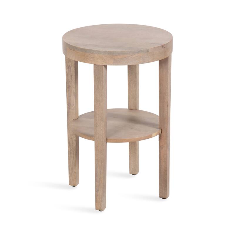 Kate and Laurel Talcott Round Wood Side Table