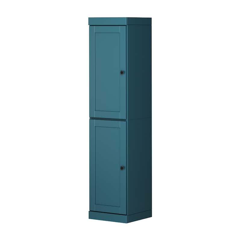Palace Imports 100% Solid Wood 16.5" Kitchen Pantry Cabinet with Shaker Doors and Adjustable Shelves