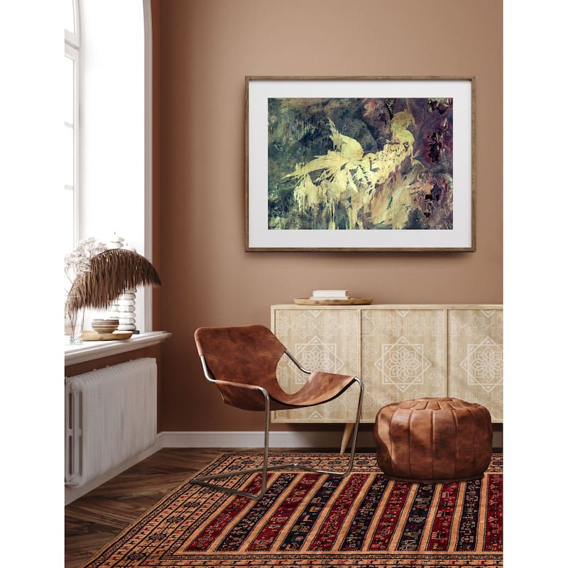 ECARPETGALLERY Hand-knotted Teimani Tan Wool Rug - 6'8 x 9'0