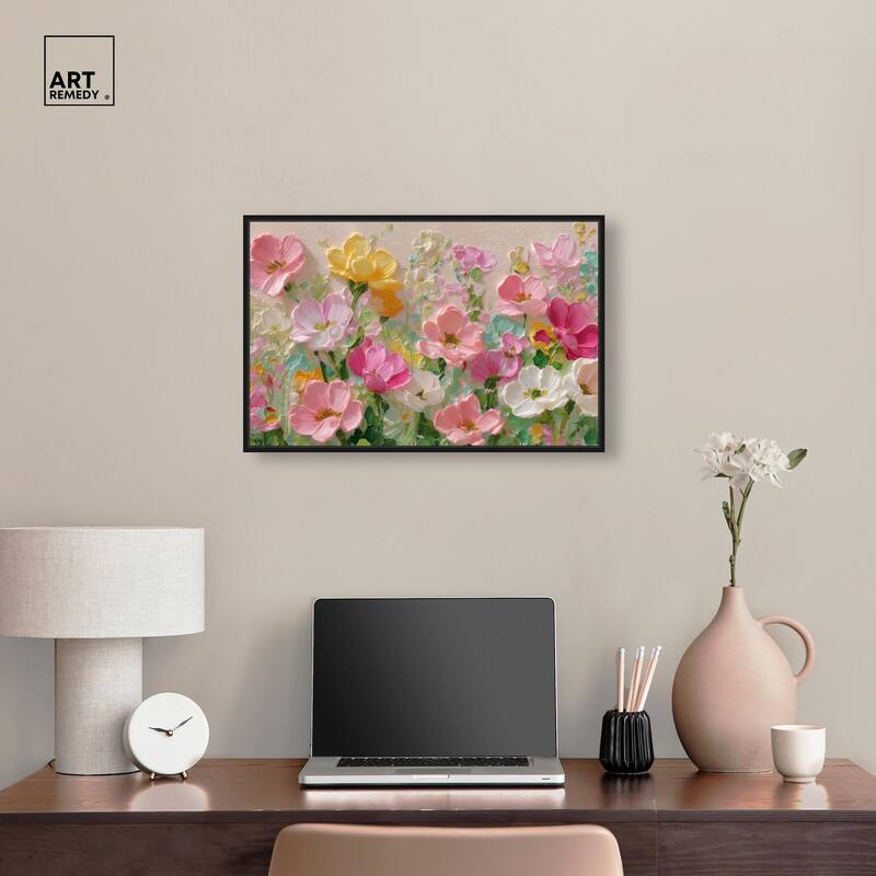 Expressed in Petals I Canvas by Art Remedy