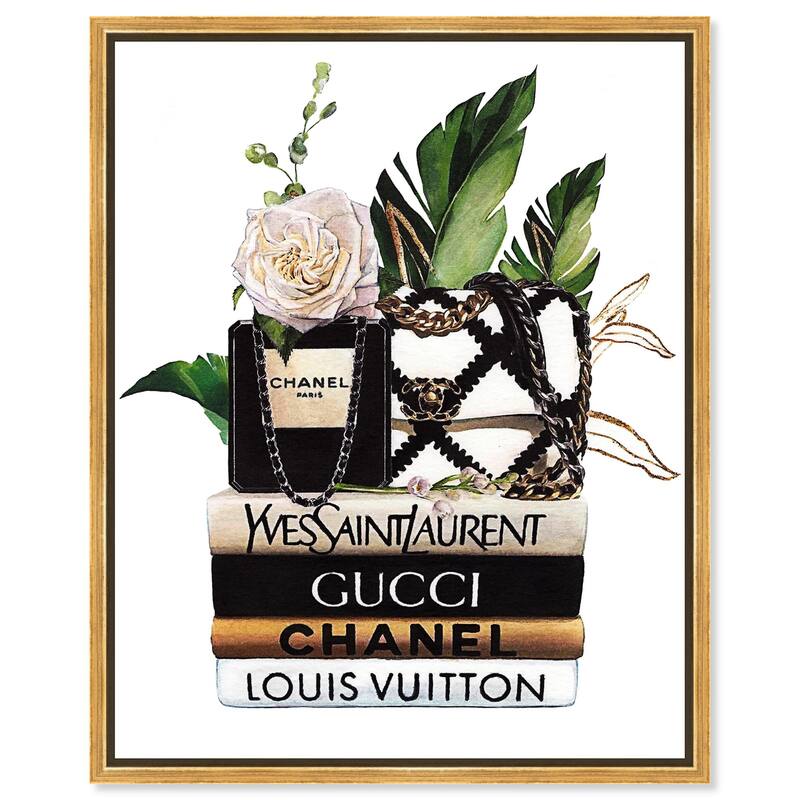 Luxury Stack Details Canvas by Art Remedy - Gold - 20" x 24"