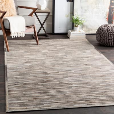 Michala Hide/Leather Area Rug