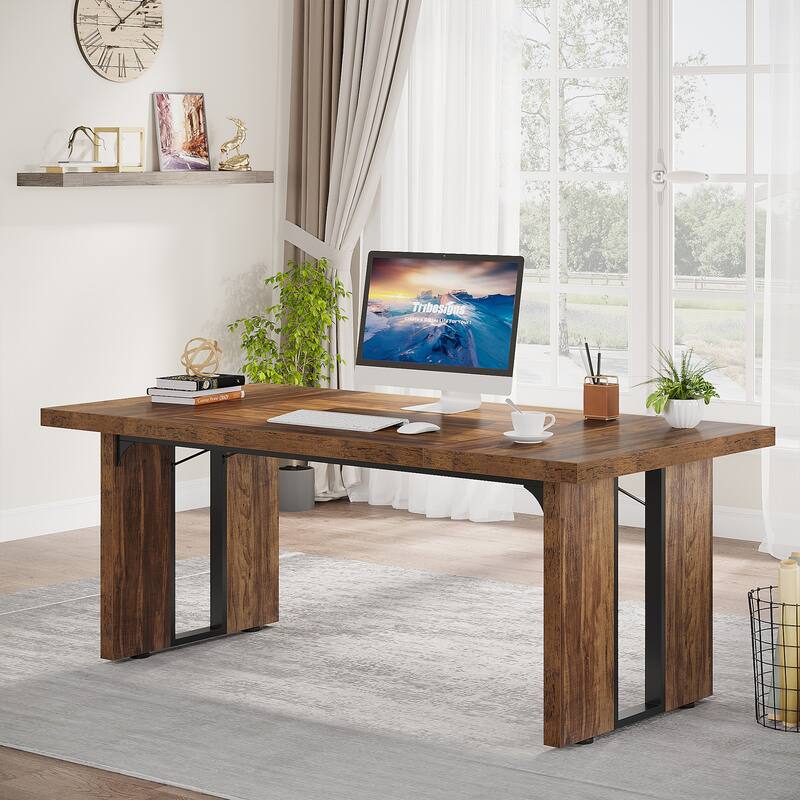 70.9 Inches Large Executive Desk for Home Office