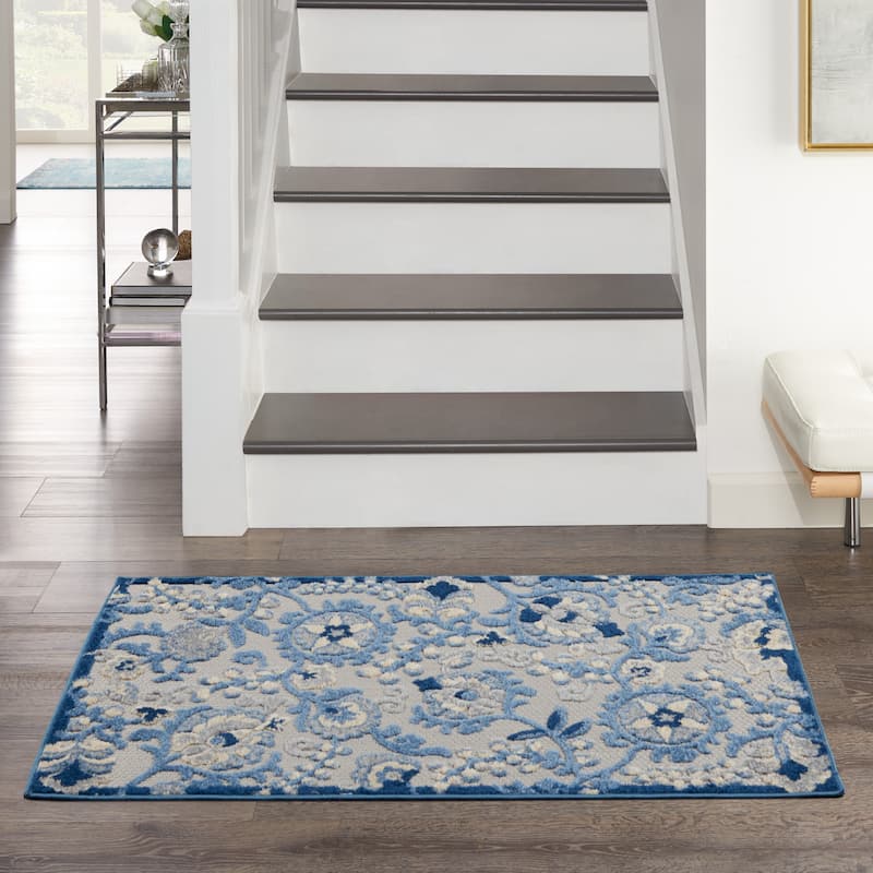 Nourison Aloha Indoor/Outdoor Floral Area Rug