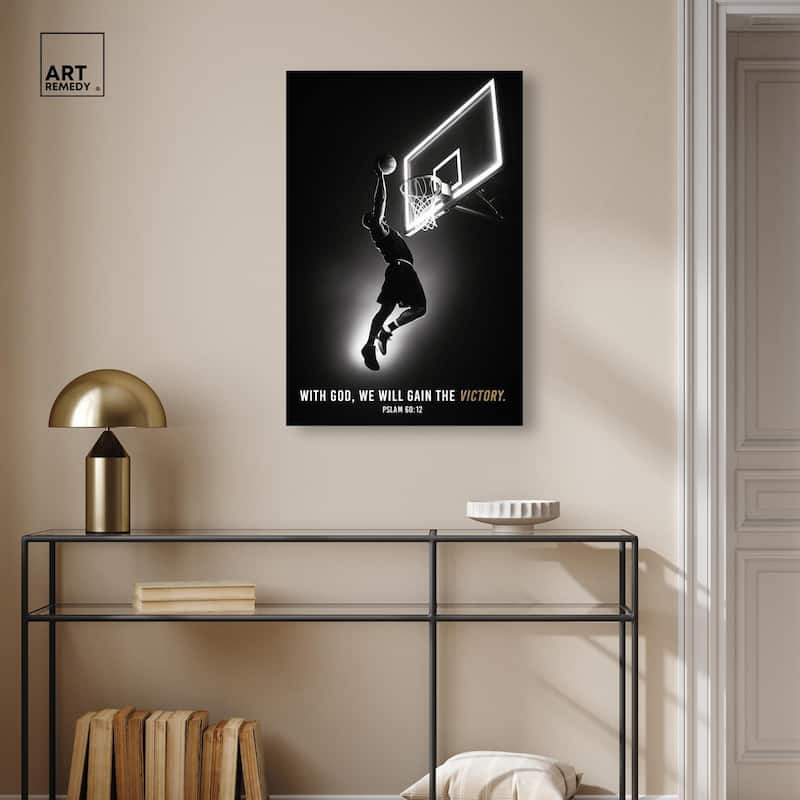 We Will Gain the Victory Canvas by Art Remedy, Gallery Wrapped