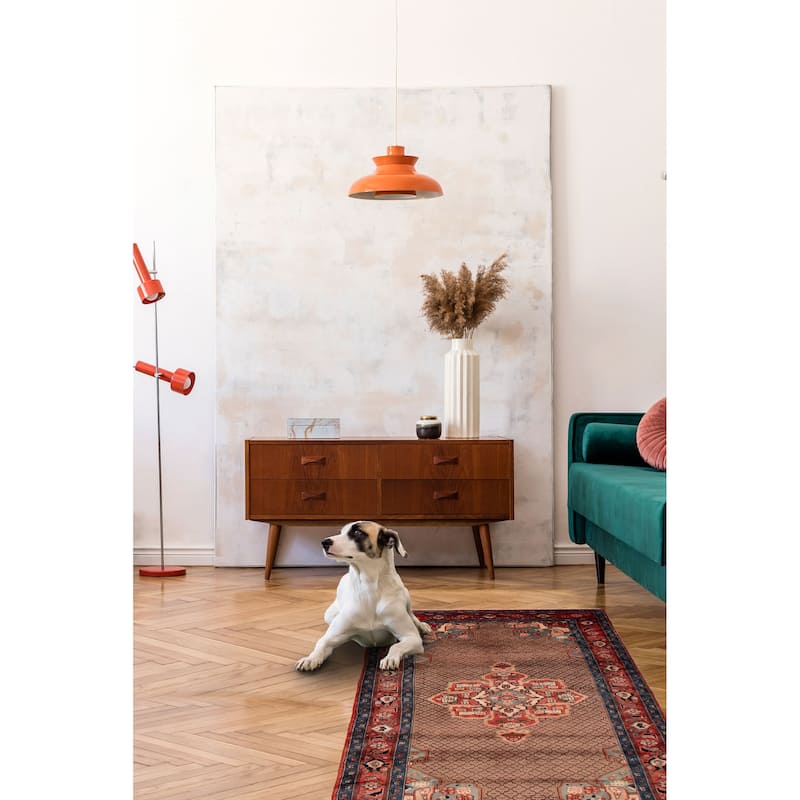 ECARPETGALLERY Hand-knotted Konya Anatolian Tan Wool Rug - 4'6 x 10'0