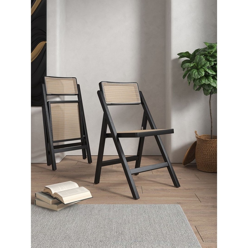 H&m black online rattan chair
