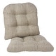 preview thumbnail 13 of 38, Klear Vu Tyson Extra Large Dining Room Chair Cushion Set Natural - Set of 2