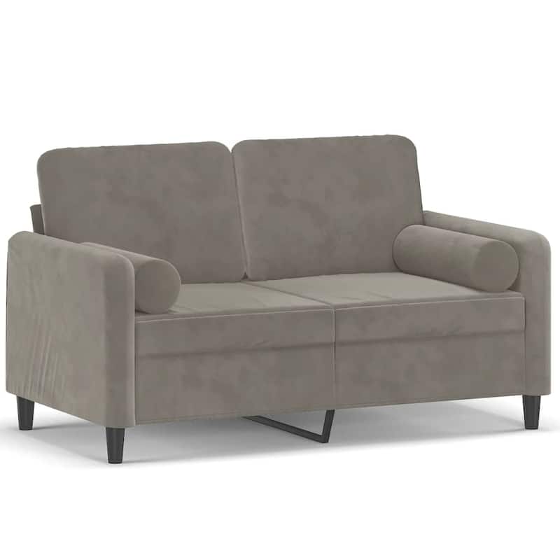 vidaXL Sofa Sectional Couch with Pillows and Cushions for Living Room Velvet