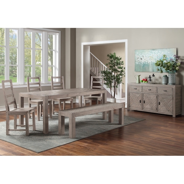 Gray barn dining clearance set