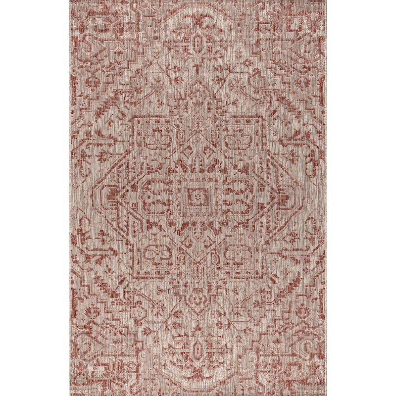 JONATHAN Y Charleston Medallion Indoor/Outdoor Area Rug