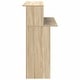 preview thumbnail 6 of 8, vidaXL Reception Desk Sonoma Oak Engineered Wood Standard Reception Desk