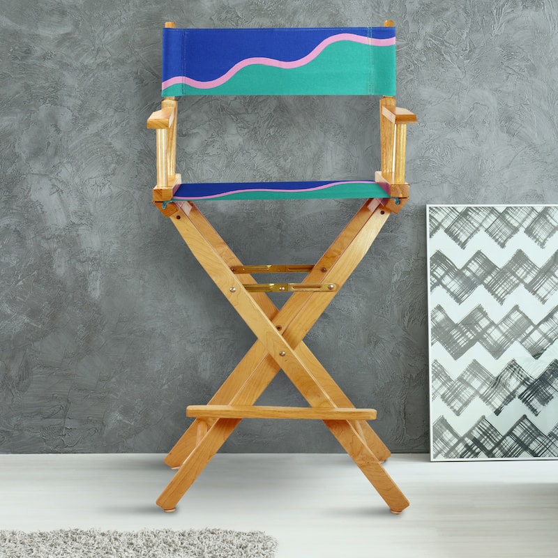 30" Director's Chair Natural Frame-Watermelon Slices - 23"W x 19"D x 45.5"H
