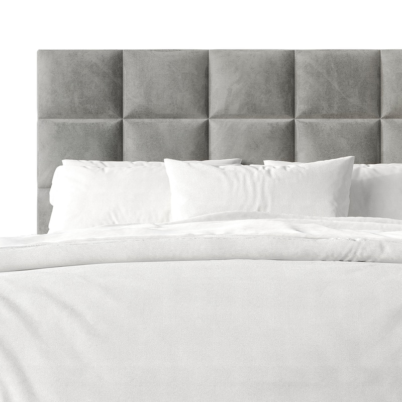 CraftPorch Modern Velvet Upholstered Bed