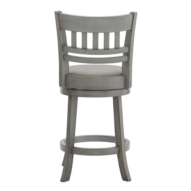 Verona Linen Lattice Back Swivel 24-inch Counter Height Stool by iNSPIRE Q Classic