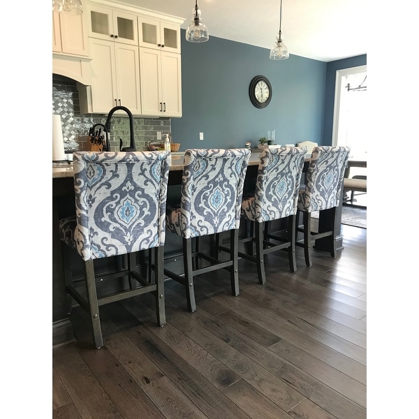 Top Product Reviews For Homepop 24 Classic Parsons Counter Stool Suri Blue Slate 20302520 Overstock