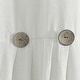 preview thumbnail 138 of 152, Lush Decor Linen Button Single Panel Window Curtain