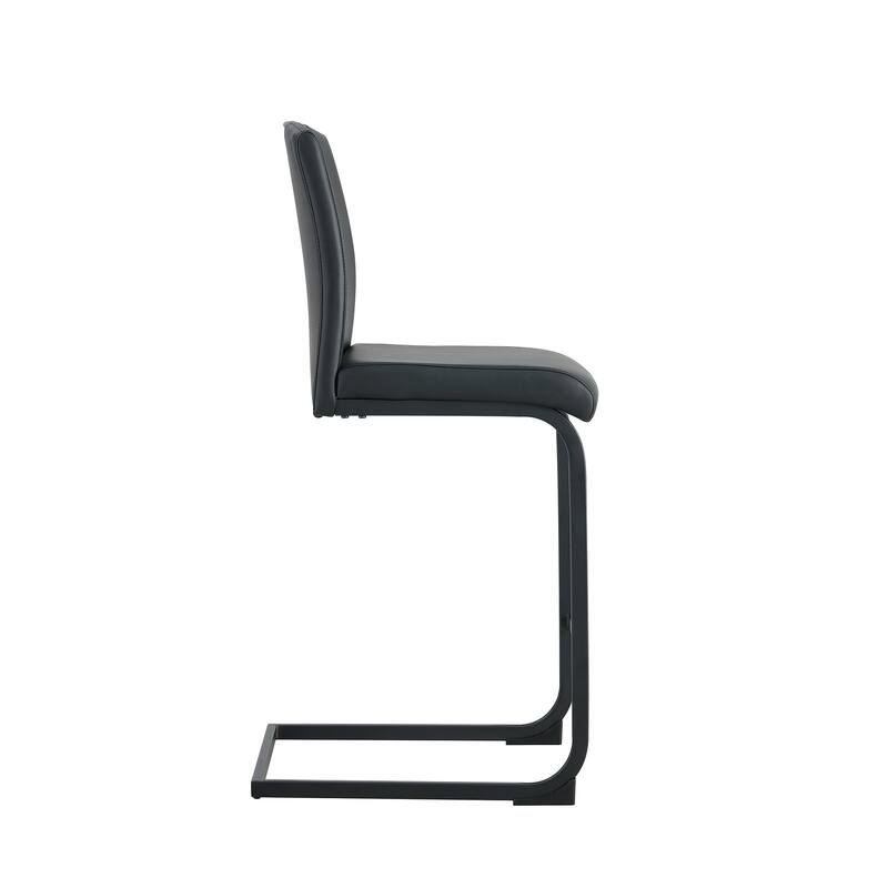 Set of 2,PU Barstool Dining Counter Height Chair