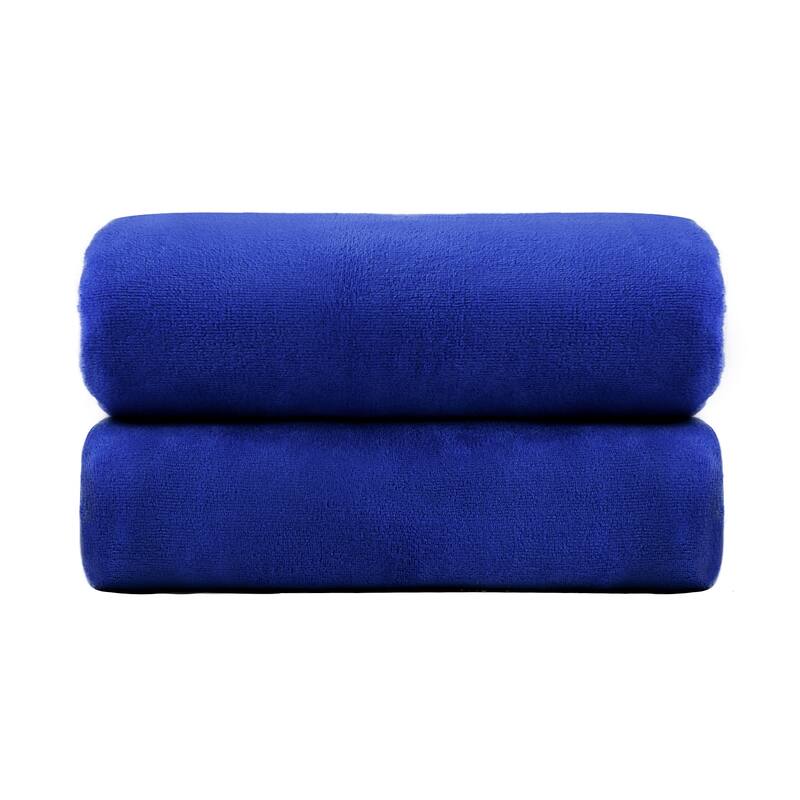Oversized Bath Towel Set of 2 - Navy