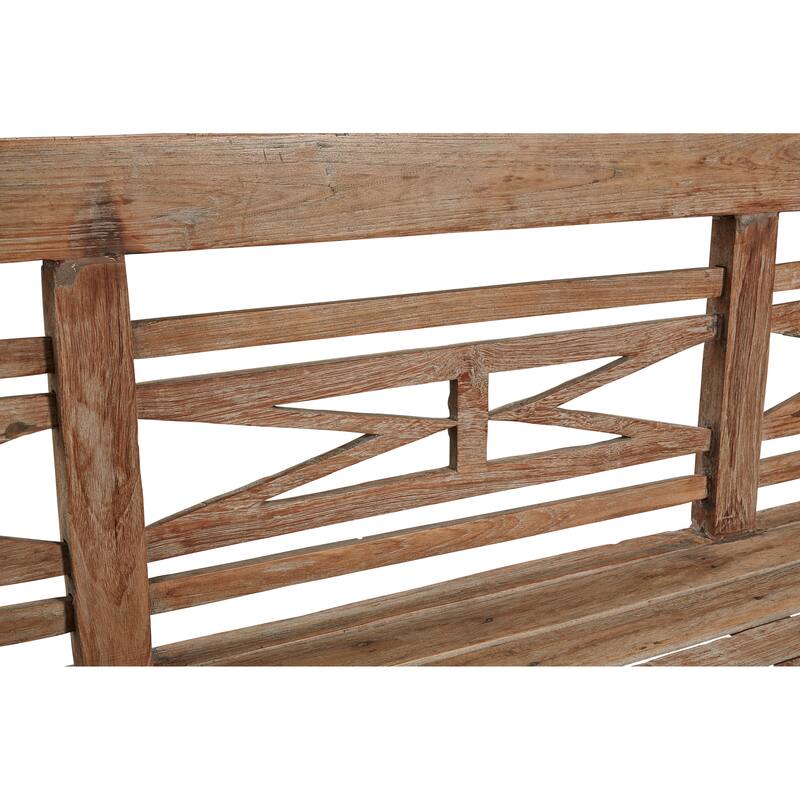 Antique Plantation Grown Teak Bench