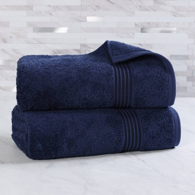 Superior Heritage Egyptian Cotton Absorbent Bath Sheet Set of 2