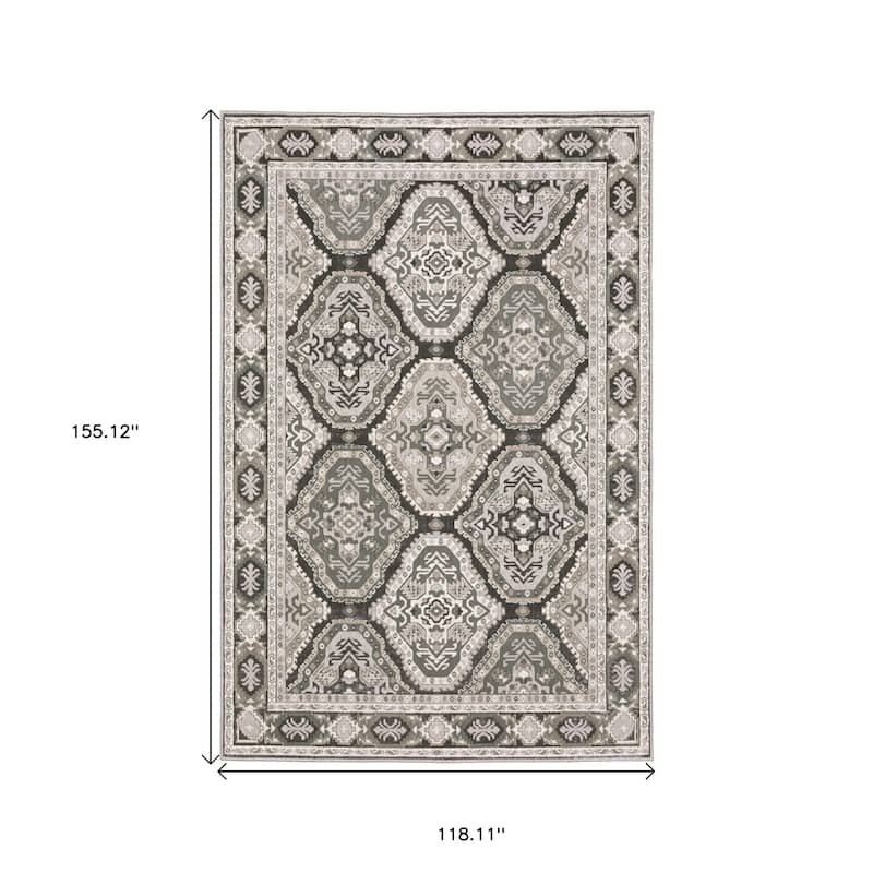HomeRootsMedallion Traditional Runner Area Rug