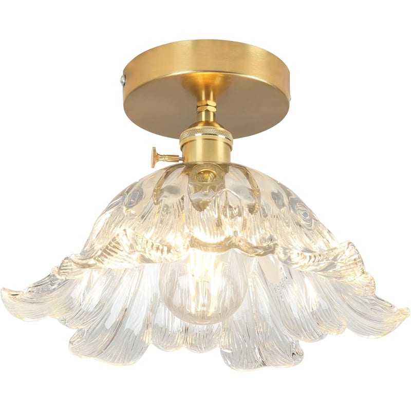 11 inch ceiling light white hallway light glass fixtures light