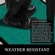 preview thumbnail 76 of 107, A1 Home Collections Polypropylene Rubber Door Mat All Weather Inside Outside Door Mat