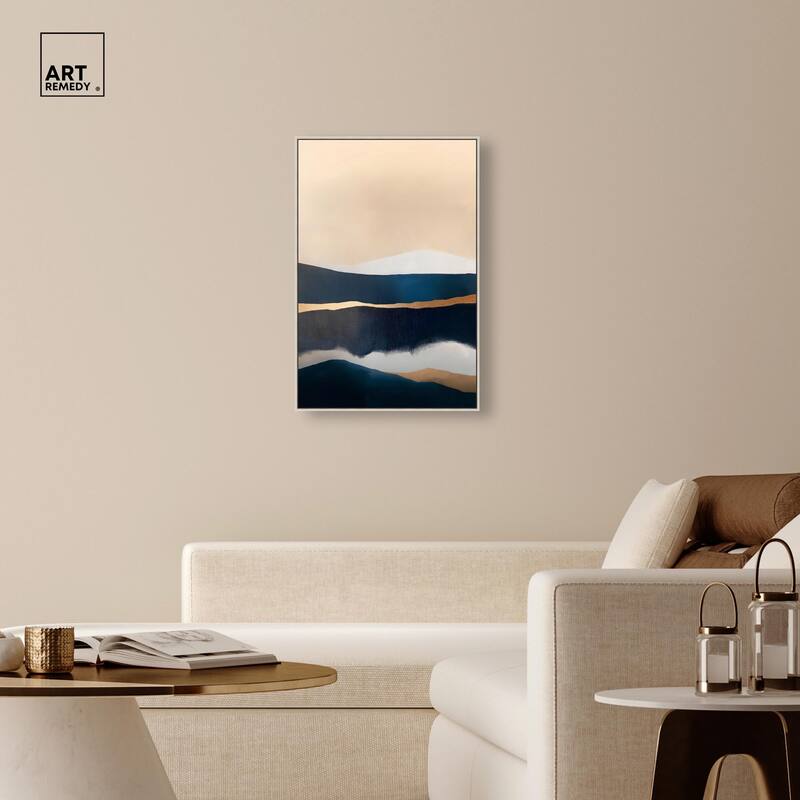 Golden Seam I Canvas by Art Remedy