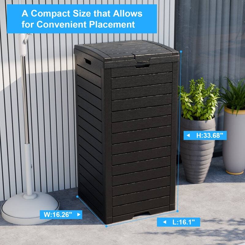 Outdoor Patio Storage Resin Lockable Deck Box