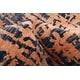 preview thumbnail 3 of 7, ECARPETGALLERY Hand-knotted Legacy Copper, Dark Blue Silk, Wool Rug - 2'6 x 12'3