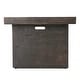 preview thumbnail 30 of 41, Dakota Magnesium Oxide Square Gas Fire Pit by Christopher Knight Home