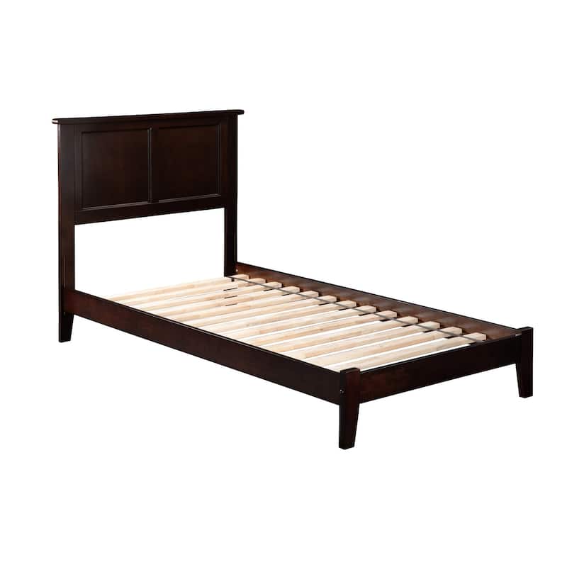 Platform Bed - Solid Hardwood Frame & Footboard - Sturdy & Stylish Design