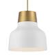 Option White / Natural Brass