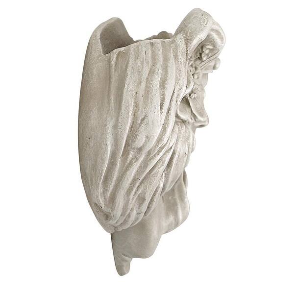 Design Toscano Art Nouveau Mystic Maiden Wall Pocket Planter Sculpture single Design Toscano Art Nouveau Mystic Maiden Wall Pocket Planter Sculpture single