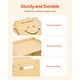 preview thumbnail 4 of 5, UIMOSO Montessori Weaning Table and Chair Set, 3 In 1 Wooden Toddler Table and Chairs with Chalkboard, Adjustable Height