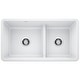 preview thumbnail 20 of 20, Blanco Precis 18-In X 33-In Granite Kitchen Sink - 33" x 18" x 9.25" White