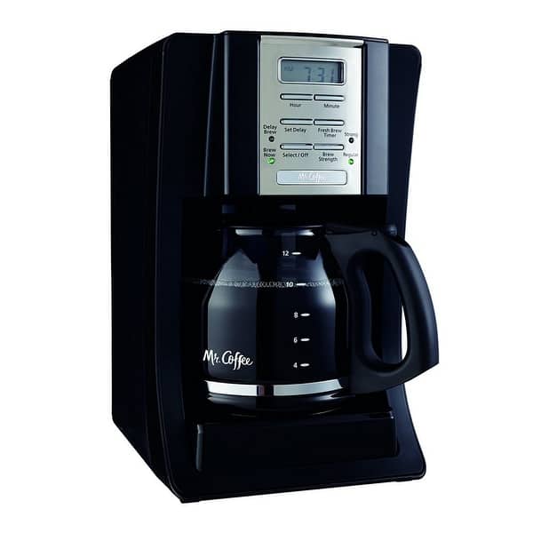 Programmable Single Serve and 10 Cup Coffeemaker in Black Mr. Coffee