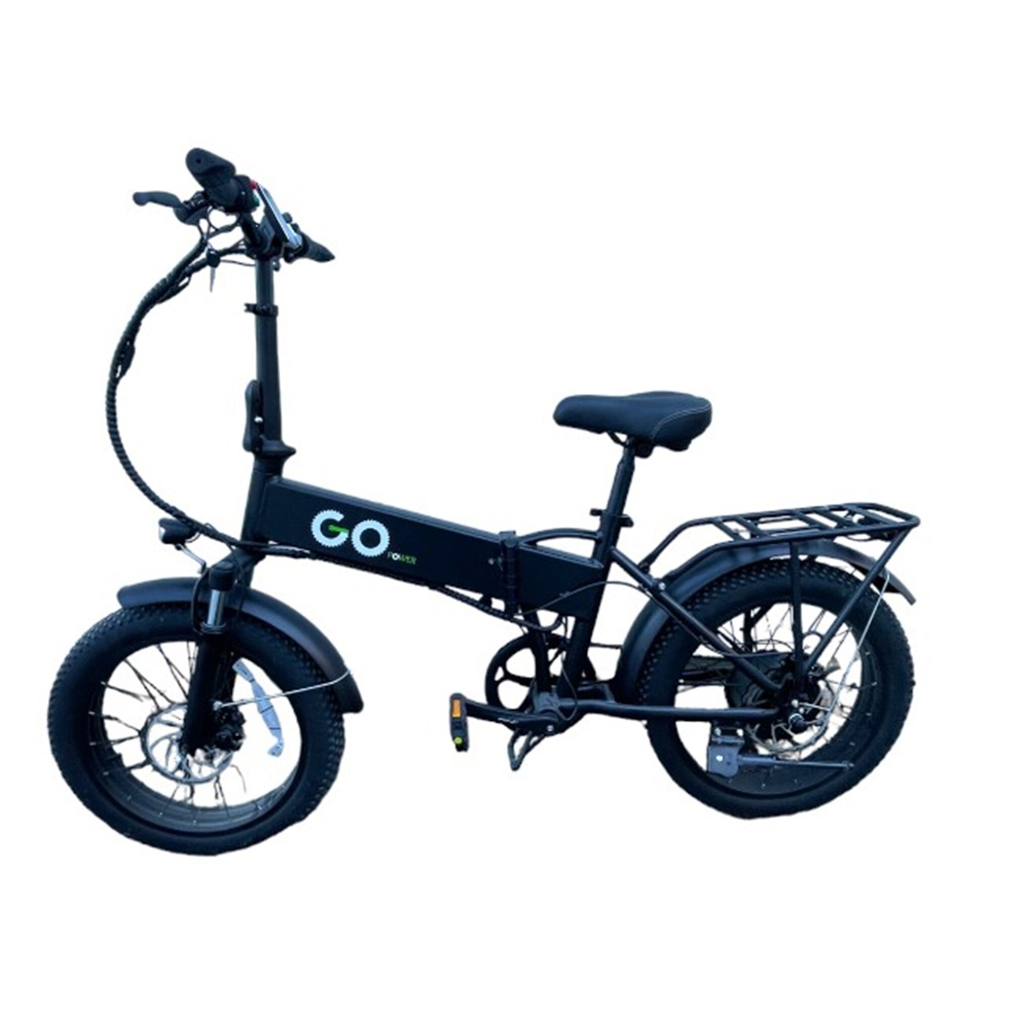 GoPowerBike Go Express Folding Electric Bike Fat Tire 750W motor