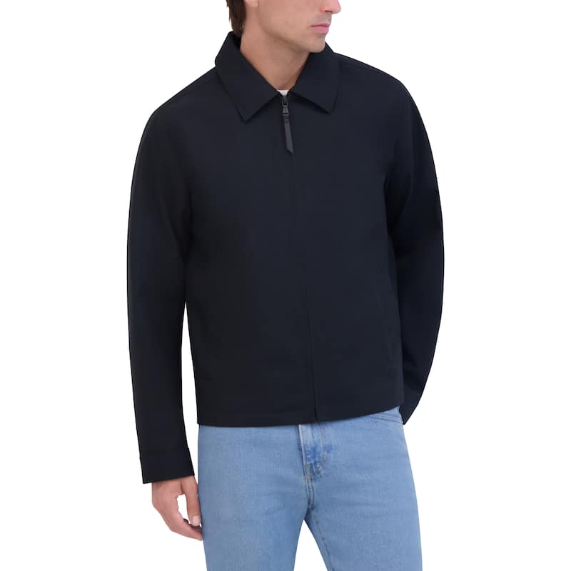 Robert Graham Men's Full-Zip Water Resistant Jacket - XL - Black