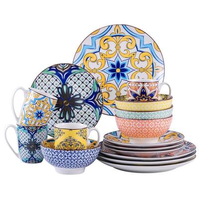 Vancasso Boho Porcelain 16-piece Dinnerware Set