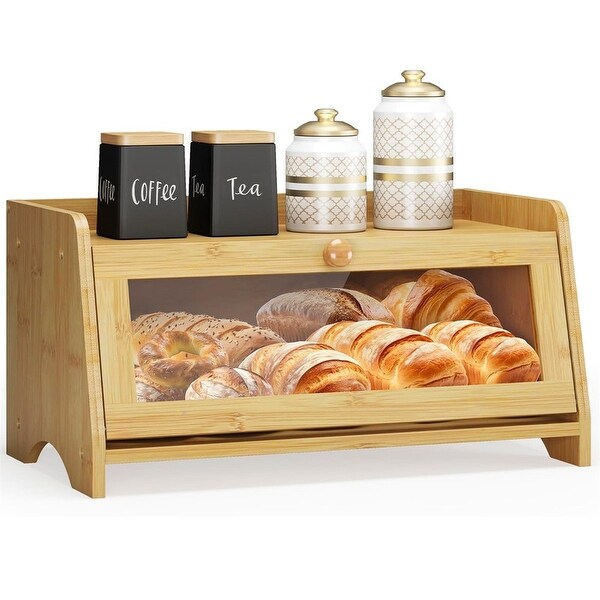 Kitchen countertop bread box, large capacity bread storage box
