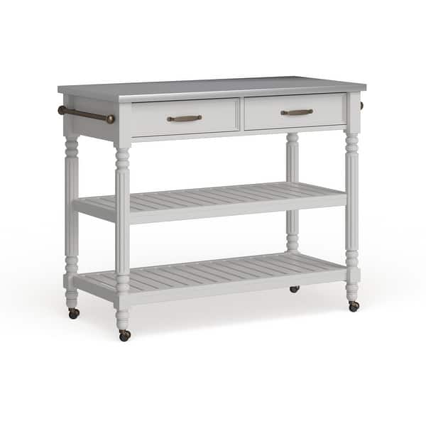Savannah OffWhite Kitchen Cart by Homestyles Bed Bath & Beyond